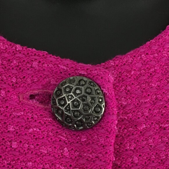 BEAUTIFUL St John knit pink jacket skirt suit size 6 - Picture 8 of 11